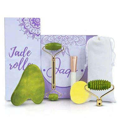 100% naravni roller in gua sha ledeni valj za zabuhlost obraza