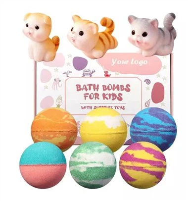 Bogat mehurček otroška kopalna bomba s presenečenjem v notranjosti