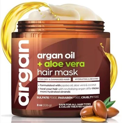 Jojobino olje Aloe Vera in keratinska krema za lase